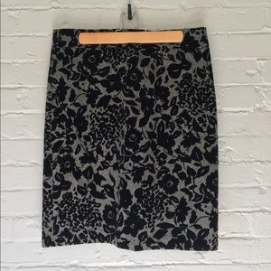Moving Sale! Ann Taylor Burnout Velvet/Tweed Skirt